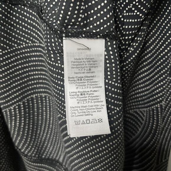 Madewell Black Dot Midi Dress XS Long Sleeve Tie Waist Work to Weekend - Picture 10 of 11